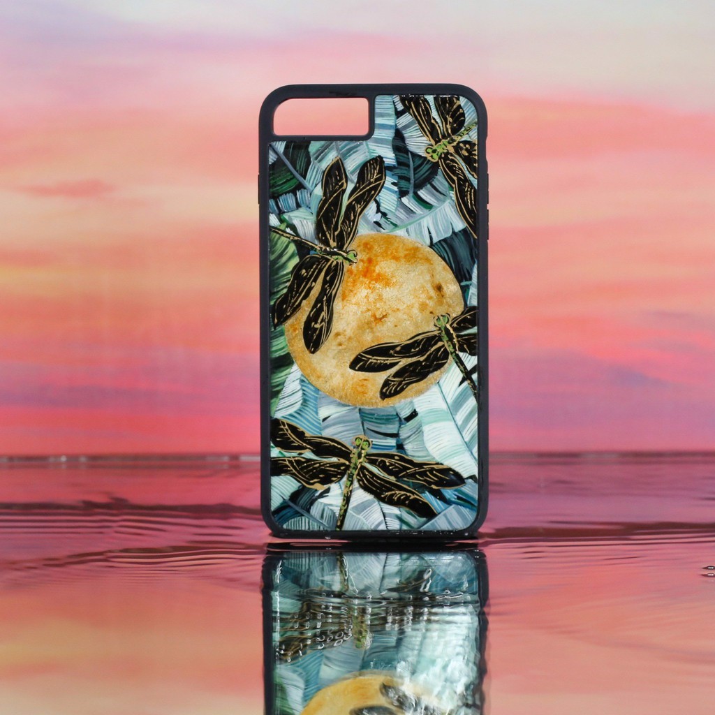 ỐP ĐIỆN THOẠI SƠN MÀI iPhone 6/7/8 Plus-Sơn mài Tinh Đình Dạ Nguyệt