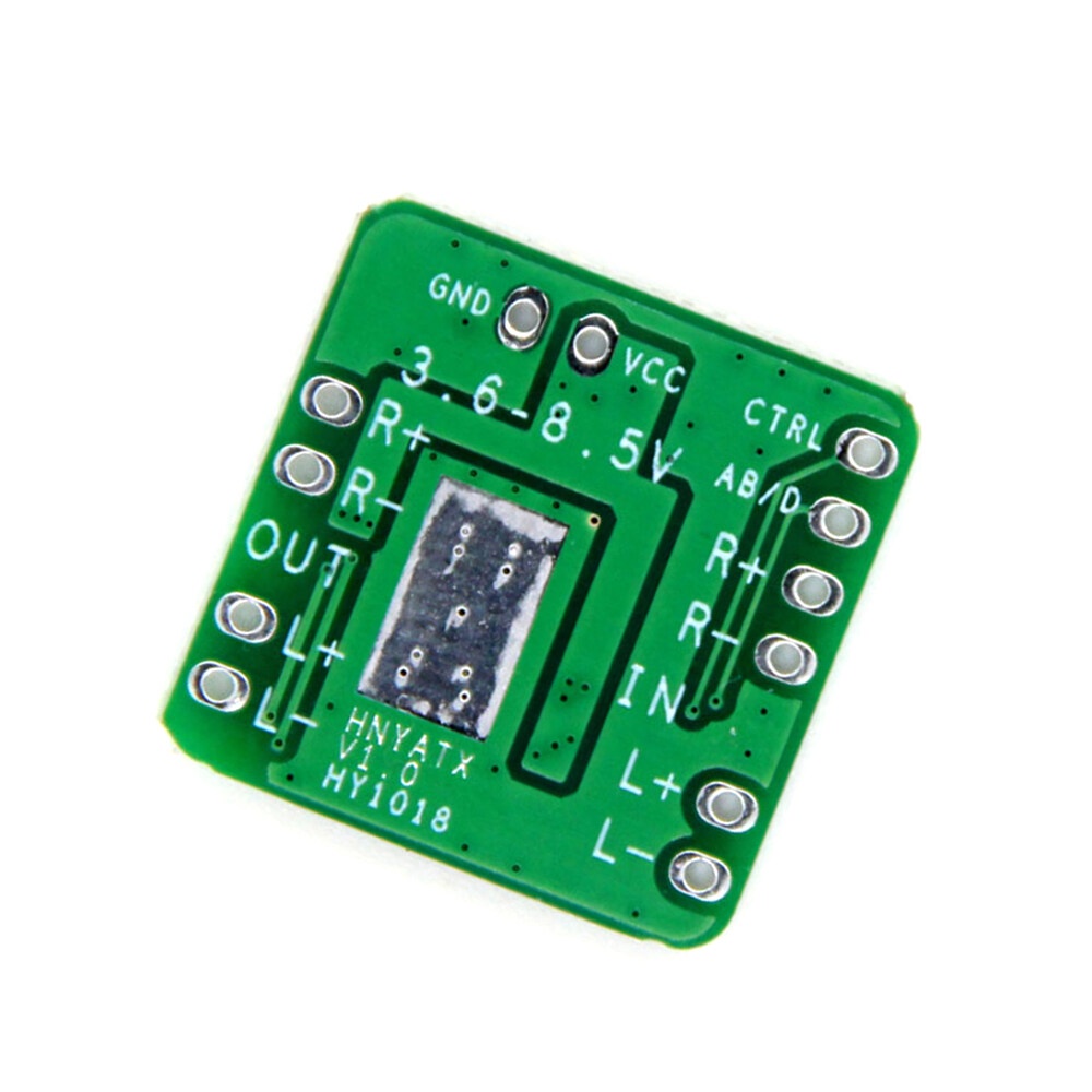 Mô đun bảng mạch khuếch đại âm thanh ZIQQUCU HT8696 kỹ thuật số 2x10W 7 đầu vào 3.6-8.5V