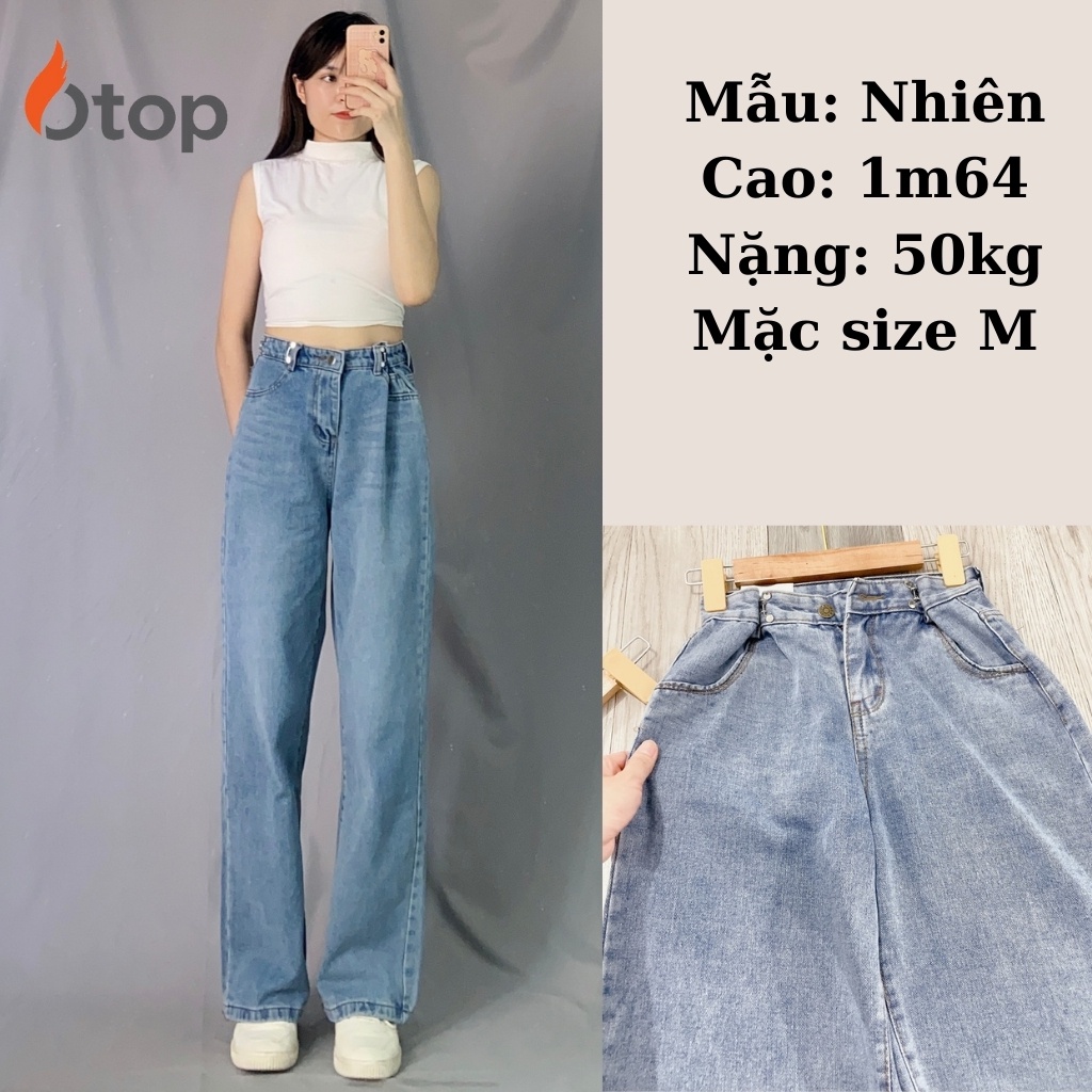 Quần Jean Ống Rộng Móc Cài MUỐI Jeanmoccai P11/K8