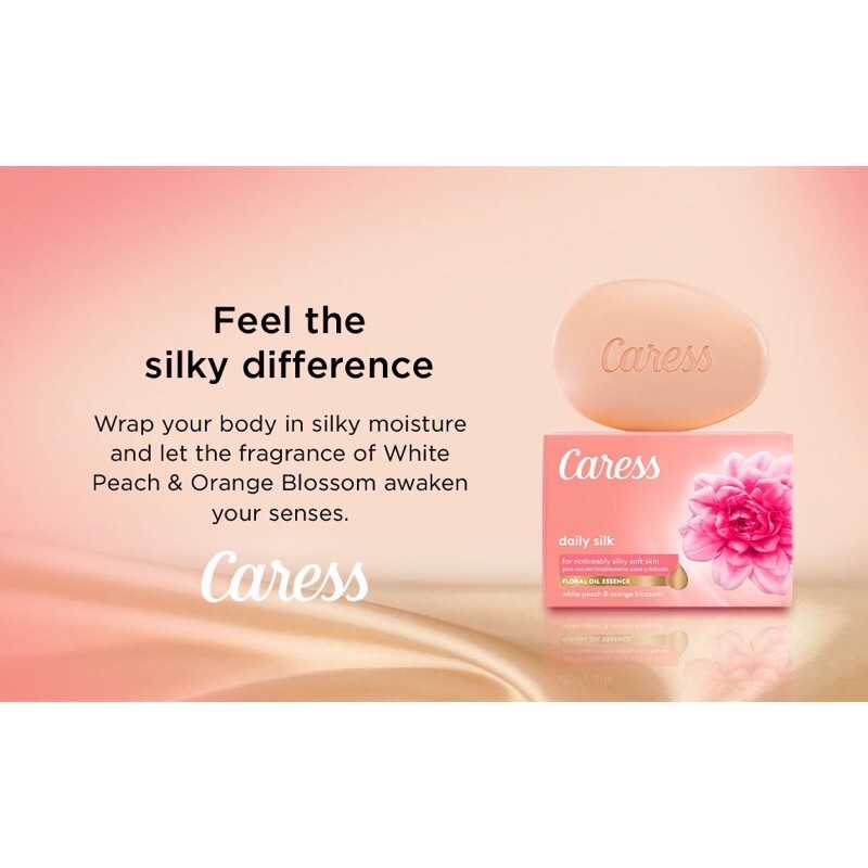 XÀ BÔNG CỤC DƯỠNG ÂM DA CARESS DAILY SILK FLORAL OIL ESSENCE-USA