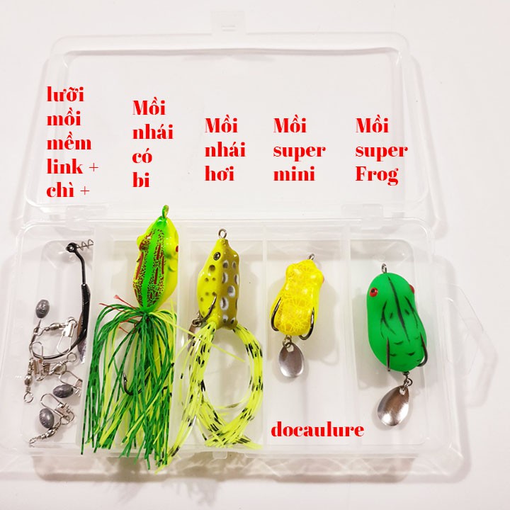 Hộp mồi câu cá lóc siêu nhậy