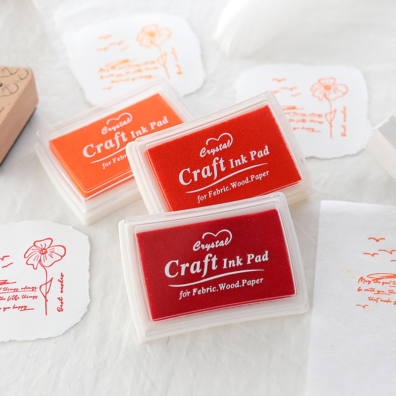 Đệm mực đóng dấu màu kẹo đẹp mắt DIY