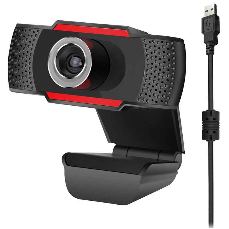 480P Webcam HD PC Camera with Mic for Skype for Android TV Computer