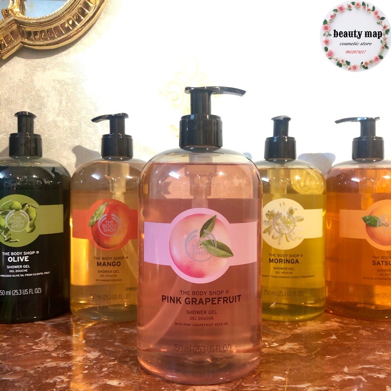 Sữa tắm The Body Shop bưởi hồng 750ml