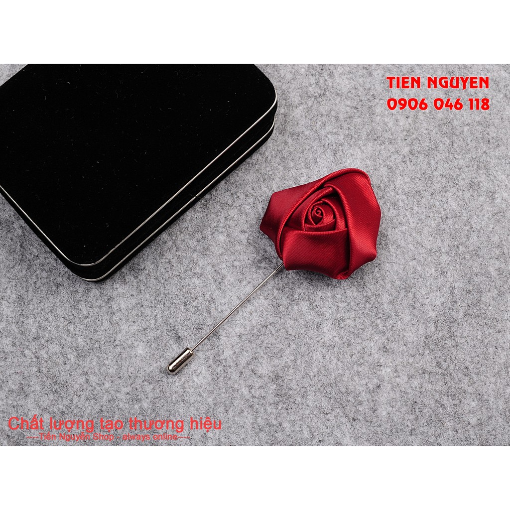 Ghim cài áo - lapel pin - Phụ kiện cài áo Hoa Vải