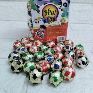 Lọ kẹo socola bi hình quả bóng( lọ 80 quả)