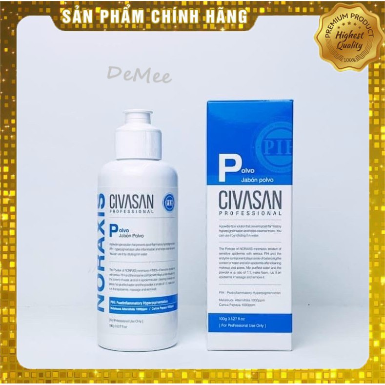 Tẩy da chết dạng bột ngăn ngừa mụn ẩn CIVASAN  Enzyme Noraxis Polvo | BigBuy360 - bigbuy360.vn