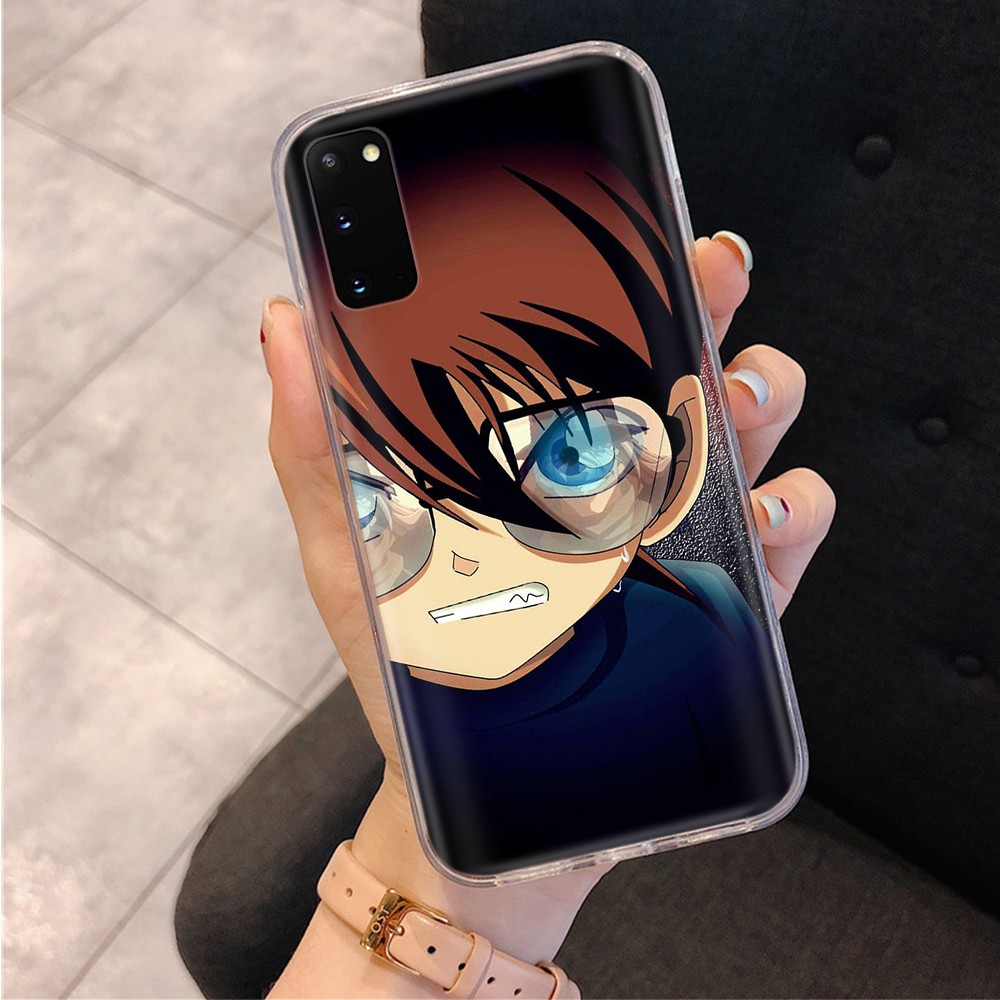 Ốp Điện Thoại Trong Suốt Hình Thám Tử Conan Cho iPhone 5S 8 XR 6S 11 5 6 7 Pro Max SE Plus