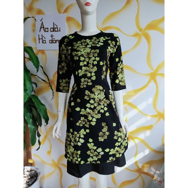 Áo dài cách tân liền váy