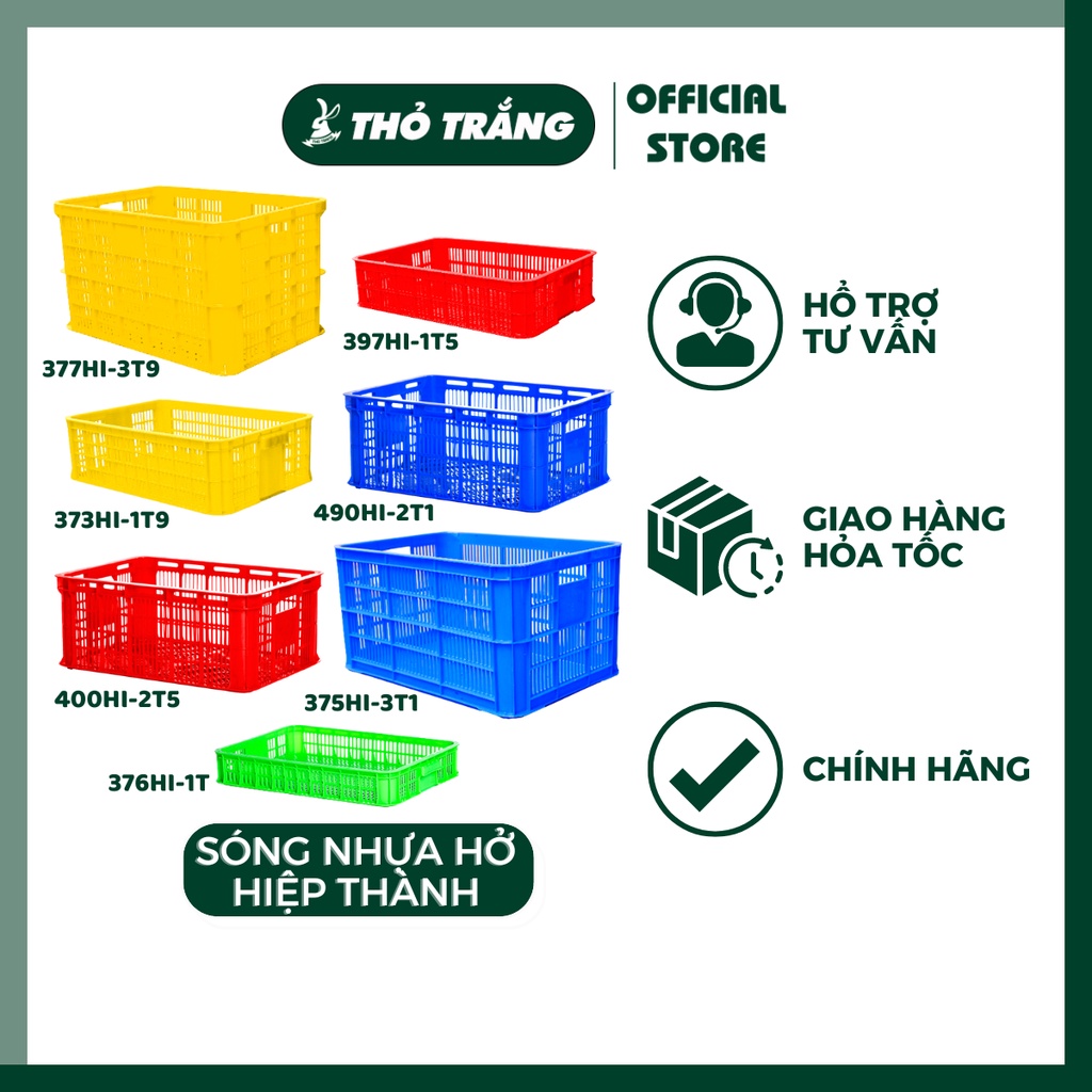 Sóng Nhựa Hở Hiệp Thành Đủ Size Đủ Màu