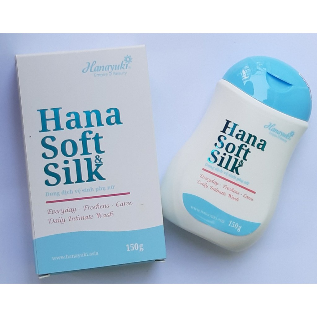 [Chính hãng 100%] Dung dịch vệ sinh nữ Hana Sof Silk, giảm thâm chế sự phát triển của vi khuẩn 150G