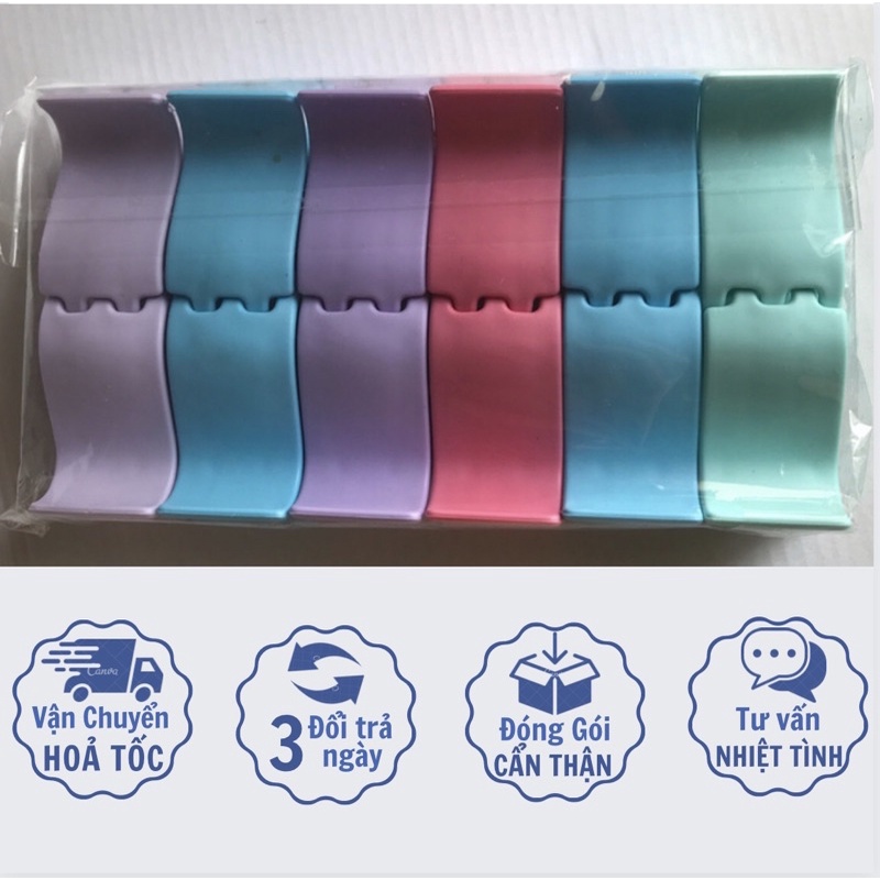 Kẹp tóc càng cua 5 răng nhiều màu sắc xinh xắn cho nữ CMHM06