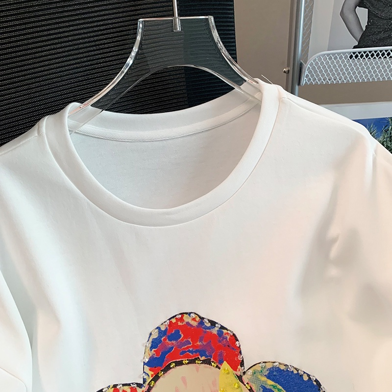 NRVP Áo Thun Nữ Tay Ngắn In Hình Phong Cách Hàn Quốc Thời Trang Mùa Hè 2022