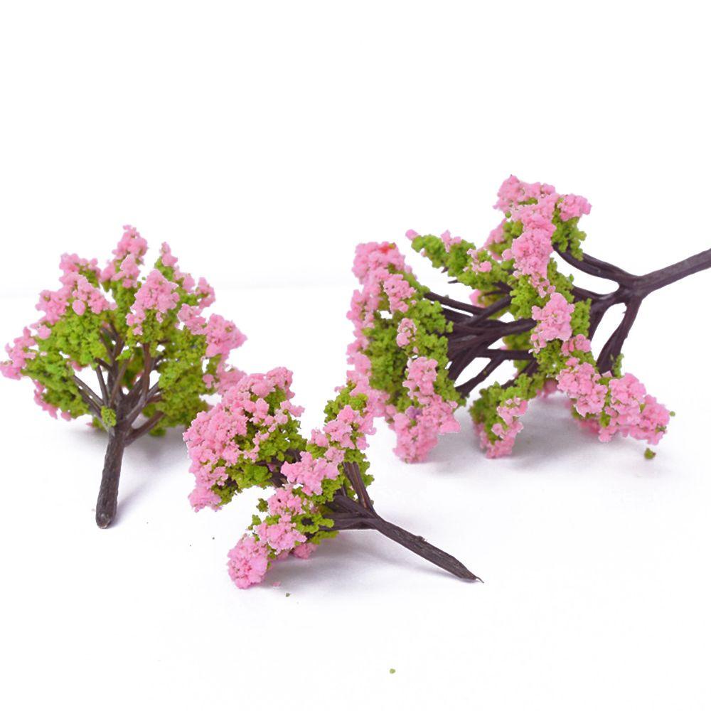 Bộ 10 / 20 / 30 Mô Hình Cây Nhựa 4 / 6 / 8 / 10 / 12cm Trang Trí Tiểu Cảnh