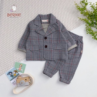 SET VEST KẺ HÀN QUỐC BÉ TRAI