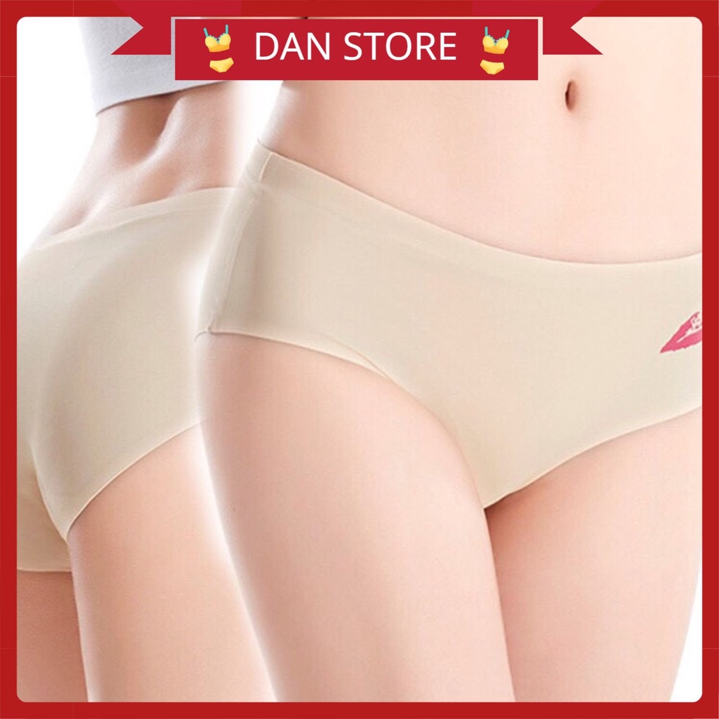 Quần Lót Nữ - Quần Lót Nữ Đúc Su thun lạnh cao cấp in hình môi DAN STORE MÃ 830