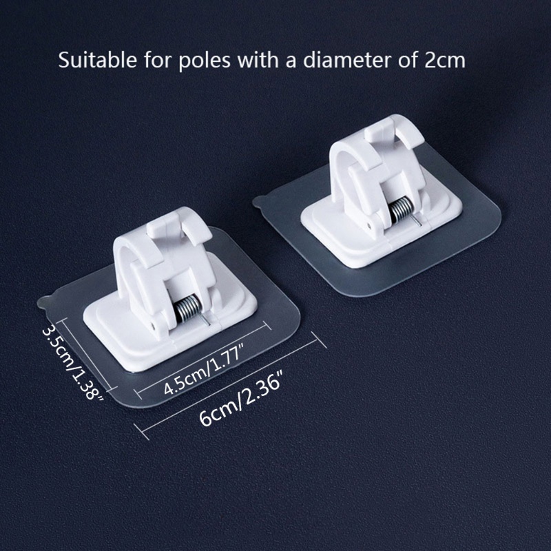 Giá Đỡ Treo Rèm Cửa Không Cần Khoan Tiện Dụng Cho Gia Đình / Khách Sạn