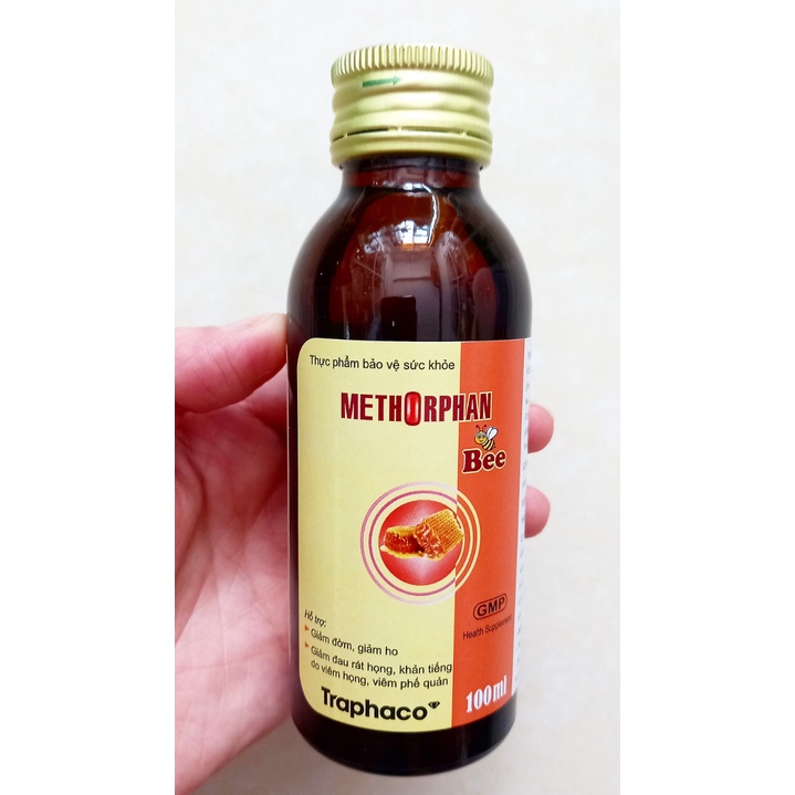 Siro thảo dược Methophan chai 100ml . Giúp bổ phế, giảm ho, long đờm