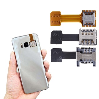 Hybrid Double Dual SIM Card  Adapter for Android Phone Extender for Nano