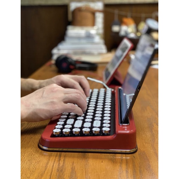 Bàn phím cơ Penna phong cách máy đánh chữ retro, cherry switch chính hãng