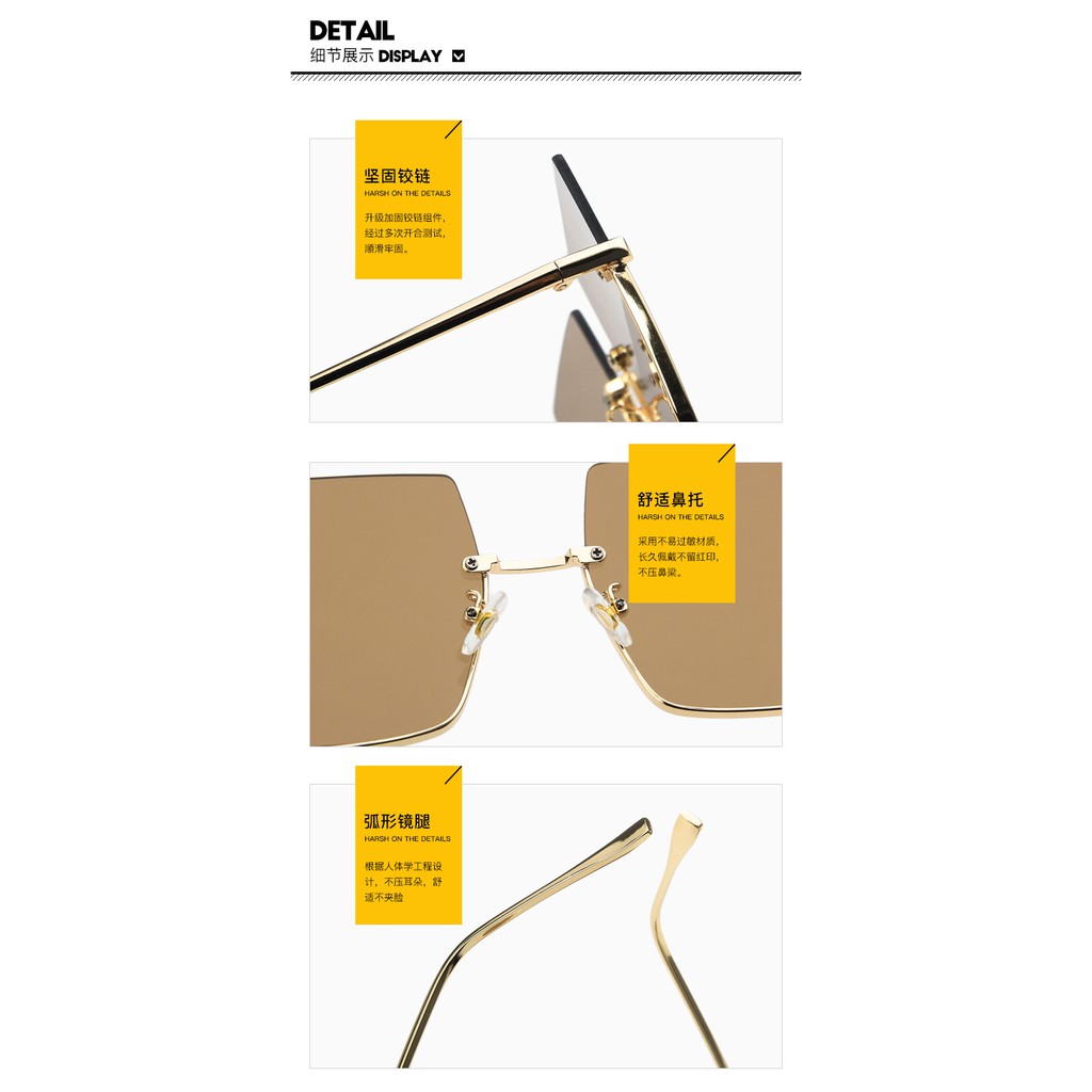 Mắt Kính Nữ Thời Trang 2021 - Kính Râm Nữ Hàn Quốc Cao Cấp Gọng Vuông đen, nâu, xanh_MS04 | BigBuy360 - bigbuy360.vn