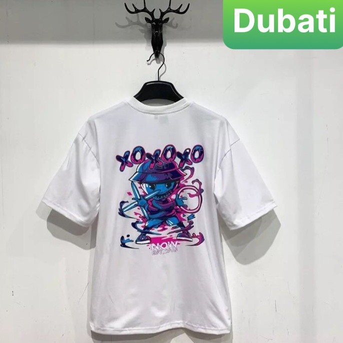 ÁO THUN PHÔNG RỘNG NAM NỮ, ÁO THUN TAY LỠ HOẠT HÌNH XOXO UNISEX - DUBATI FASHION