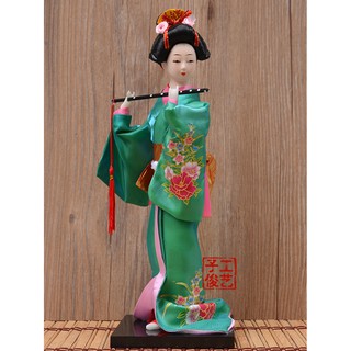 Búp Bê Vải Lụa Kiểu Kimono Nhật Bản Dùng Để Trang Trí