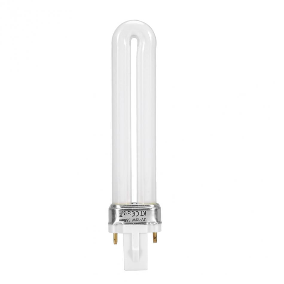 Bóng đèn UV 365nm KT818 12W, Bóng đèn ống 12W UV chuyên dụng cho máy sấy sơn móng gel