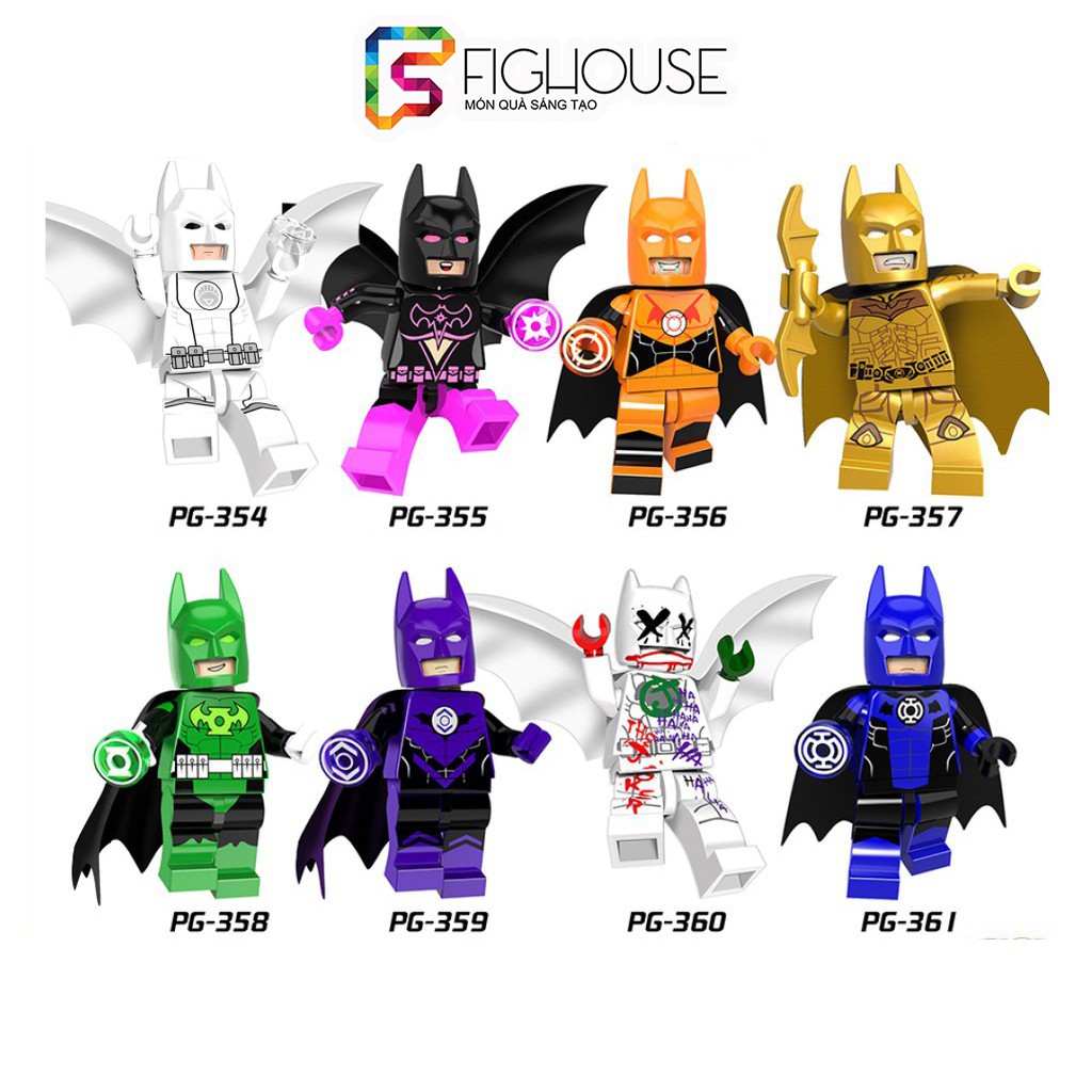 Xếp Hình Minifigures Siêu Anh Hùng Batman - Đồ Chơi Lắp Ráp non-lego PG8076 [A25]