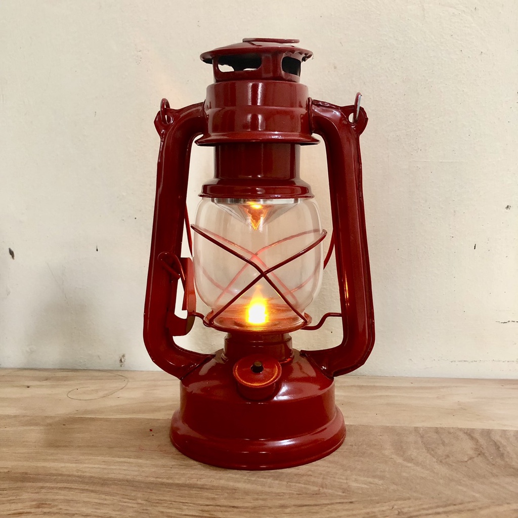 Đèn dầu  bão điện tử  , đèn măng xông chạy pin, Decor trang trí nhà cửa, cắm trại dã ngoại dùng pin.