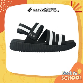 [CHÍNH HÃNG] SANDAL SAADO | GX01  - Radiant Black Galaxy | Giày Sandal Màu Đen Phản Quang Phát Sáng Cao Cấp
