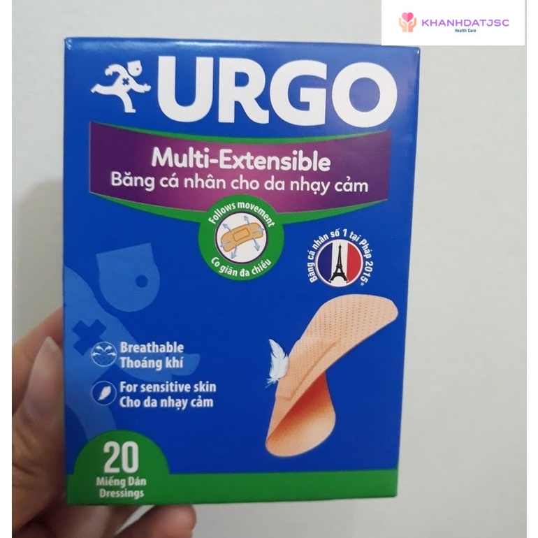 Băng cá nhân Urgo dành cho da nhạy cảm