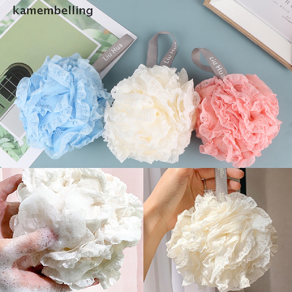 Kamembelling Bông Tắm Cỡ Lớn Dạng Lưới Chà Lưng Tiện Dụng
