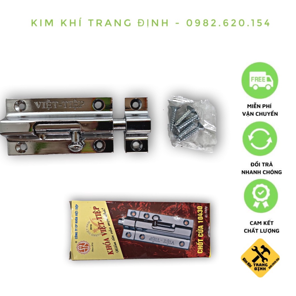 Chốt cửa Việt Tiệp 10430