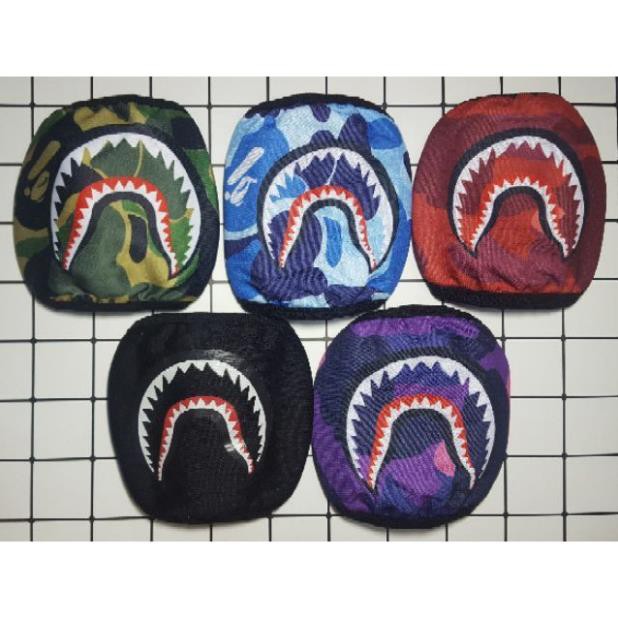 ☼Giá Hủy Diệt☼ Khẩu trang vải Bape cá mập form chuẩn ôm mặt