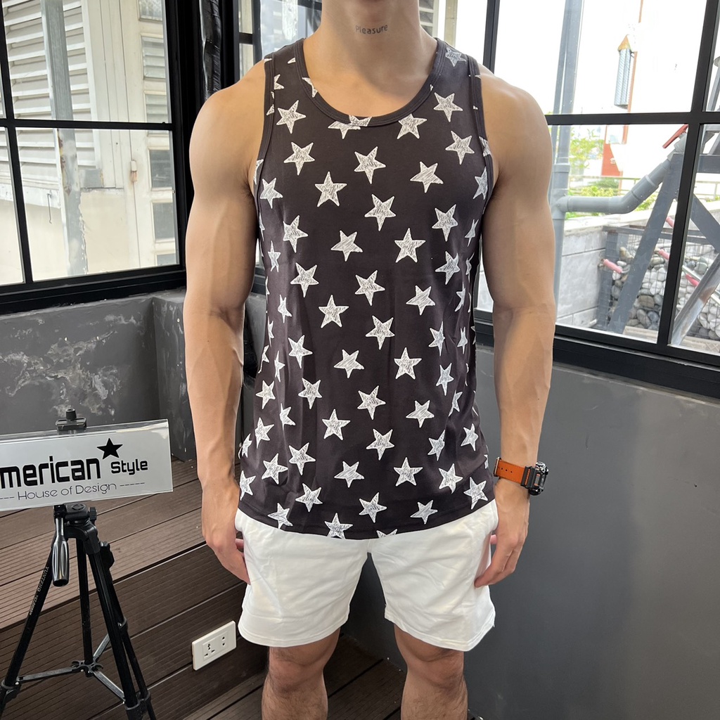 Áo Ba Lỗ Tanktop Nam Thời Trang Gym Mặc Nhà Đi Biển Vải Cotton Nhập Khẩu 100% Cực Đẹp