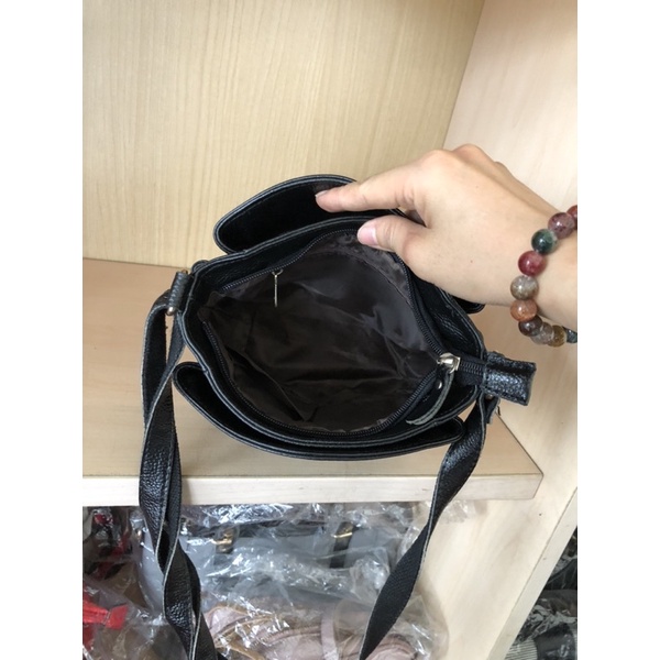 Túi đeo chéo mini màu đen , túi đựng điện thoại đt