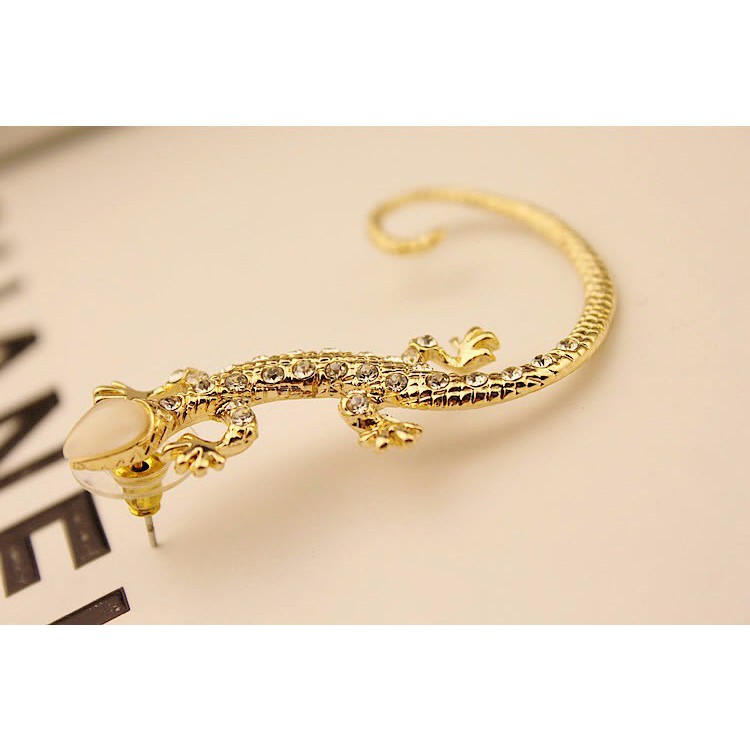 Khuyên tai thằn lằn đeo 1 bên cá tính BT57