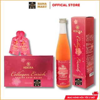 Nước uống đẹp da hebora collagen enrich nhật bản chai 500ml/ 28 gói