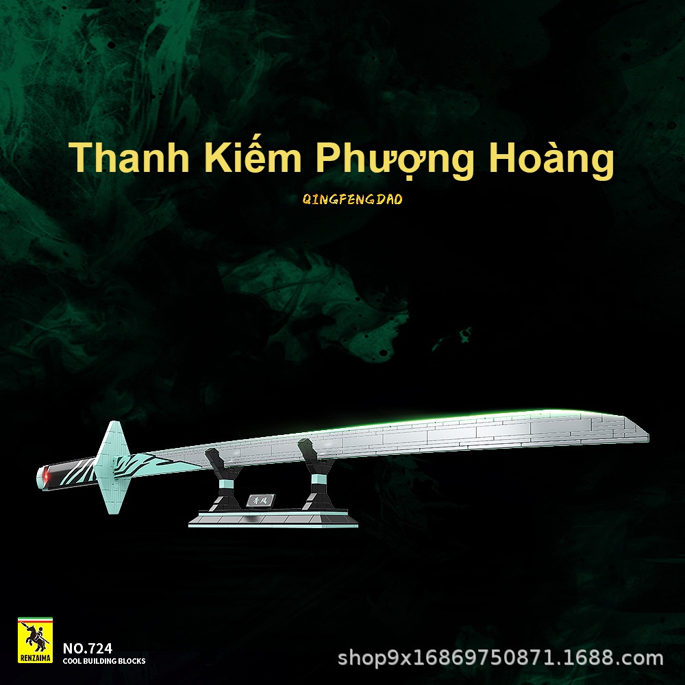 Đồ Chơi Lắp Ráp Kiểu Lego Thanh Kiếm Phượng Hoàng Scissor Seven Model724 Với 763 Mảnh Ghép