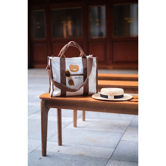 Túi bỉm sữa EnsBaby siêu xinh, gọn gàng cho mẹ