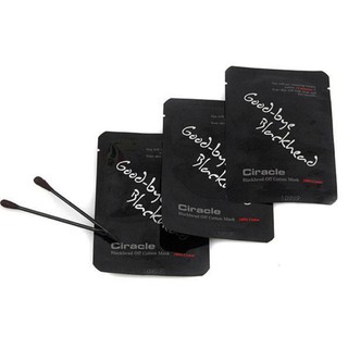 Mặt nạ đẩy mụn đầu đen + bông tăm thông minh Ciracle Goodbye Blackhead
