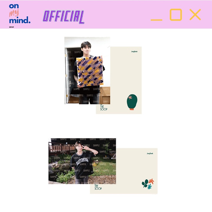 Tách lẻ Postcard Book In The Soop BTS