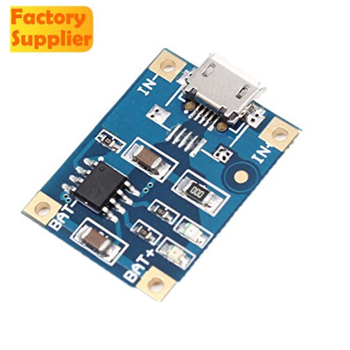 Mô-đun nguồn sạc pin Lithium 18650 PCBFUN 5V 1A Micro USB TP4056