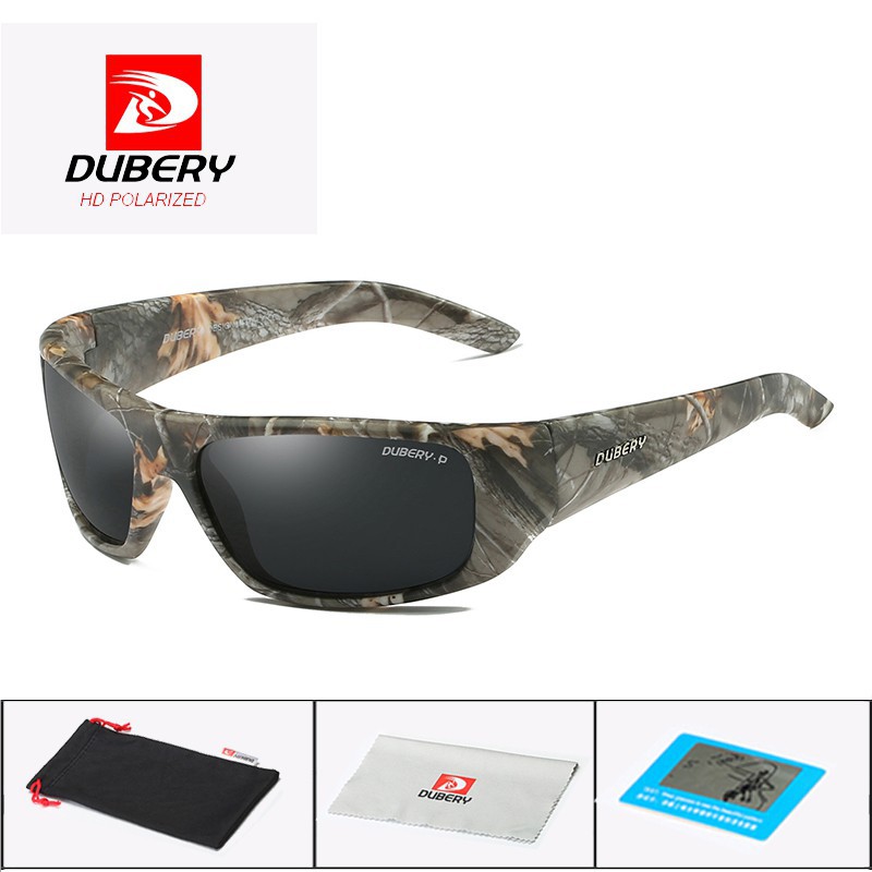 DUBERY Retro Brand 2018 Luxury Polarized Night Vision Aviator Men's Sunglasses Design Goggle Eyewear Accessories shades