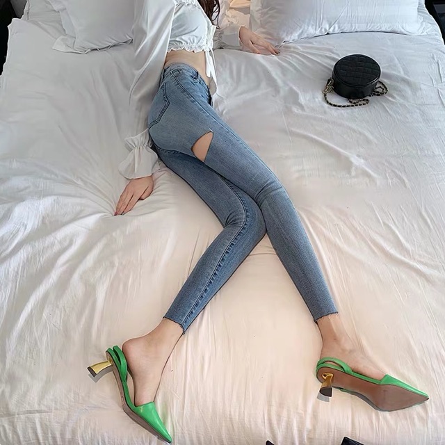 [Mã WASTMAY giảm 15% tối đa 30K đơn 150K] [ NHIỀU MẪU ] QUẦN SKINNY JEAN CẠP CAO_Hình thật | BigBuy360 - bigbuy360.vn