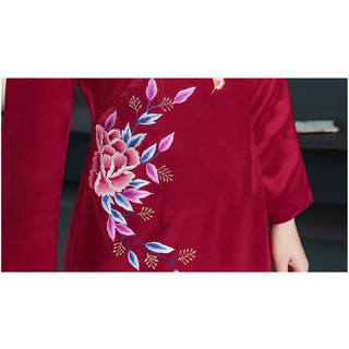 Đầm sườn xám cách tân phong cách vintage