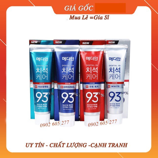 [Hàng chính hãng] Kem Đánh Răng Median Dental IQ 93% Toothpaste 120g