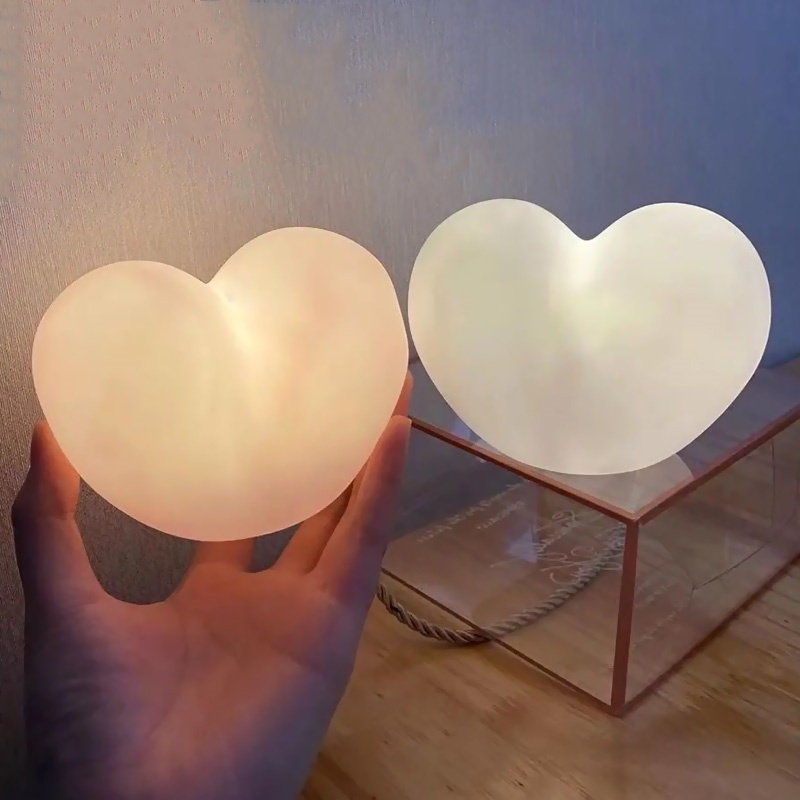 Đèn Ngủ LED Hình Trái Tim Lãng Mạn Dùng Làm Quà Tặng