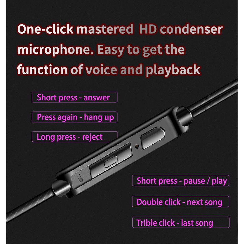 Ak6 106db 1.2m High Fidelity Wire Earphones Universal 3.5mm Sports In-ear Hifi Sound Earbuds Impulse Gaming Harmon Kardon Hyperx Cloud Impluse